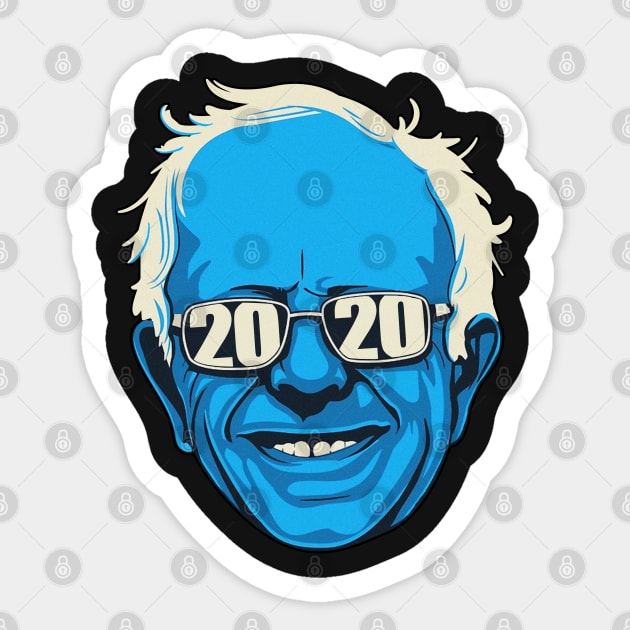 Bernie Sanders 2020 Vision Sticker by TextTees